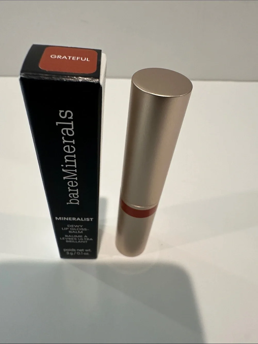 Bare Minerals Mineralist Dewy Lip Gloss Balm. Color: Grateful